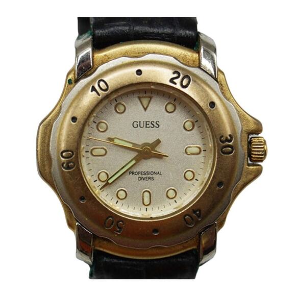 Women Guess Professional Divers Quartz WR Analog Watch - Picture 1 of 6